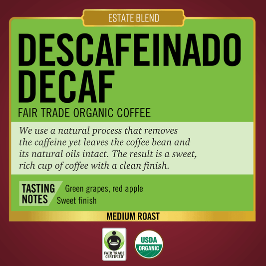 Barrie House® Descafeinado Decaf Fair Trade Organic (24 Pack) Discontinued - BB 26/08/25