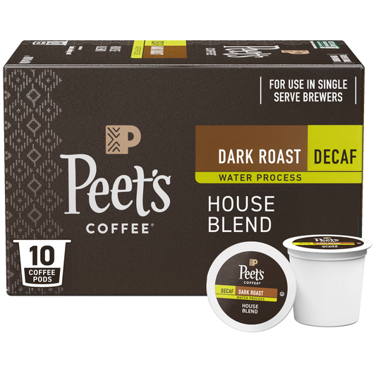 Peet's CoffeeÂź House Blend Decaf (10 Pack)