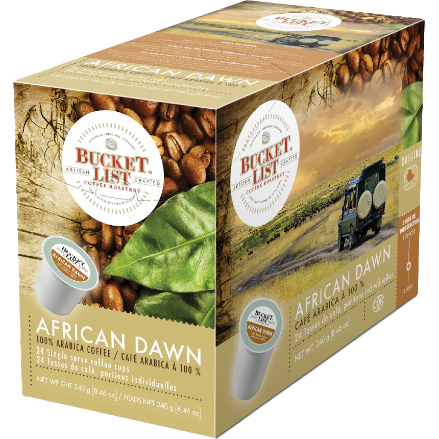 Bucket List Coffee Roastery® African Dawn (24 Pack)