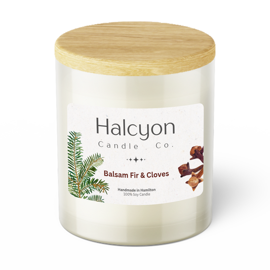 Halcyon Candle Co. Balsam Fir & Cloves Candle