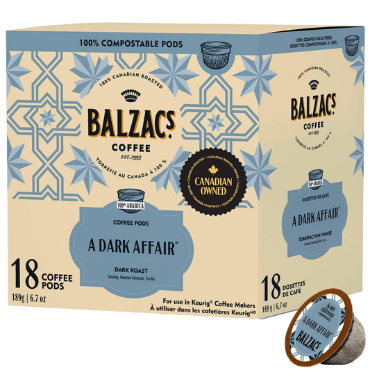 Balzac's Dark Affair Compostable K-Cup (18 Pack)
