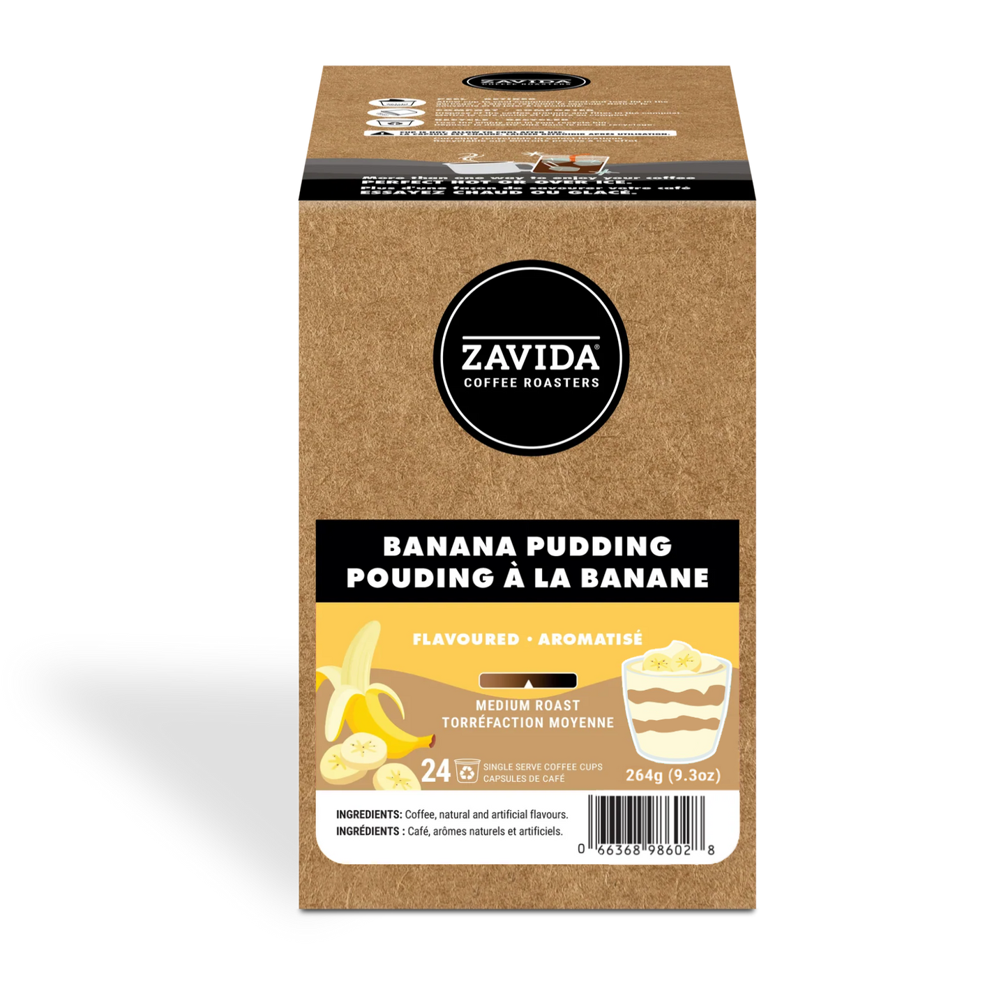 Zavida® Banana Pudding (24 Pack)