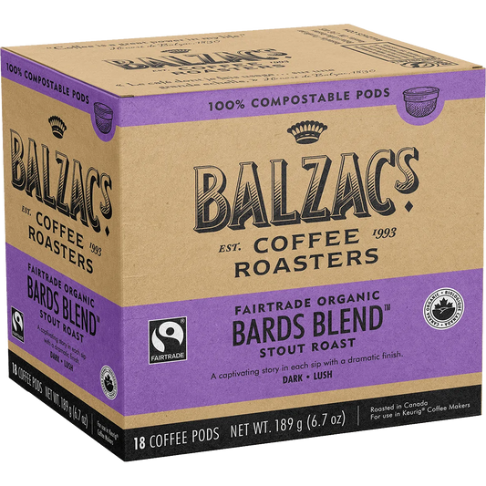 Balzac's Bards Blend Compostable K-Cup (18 Pack)