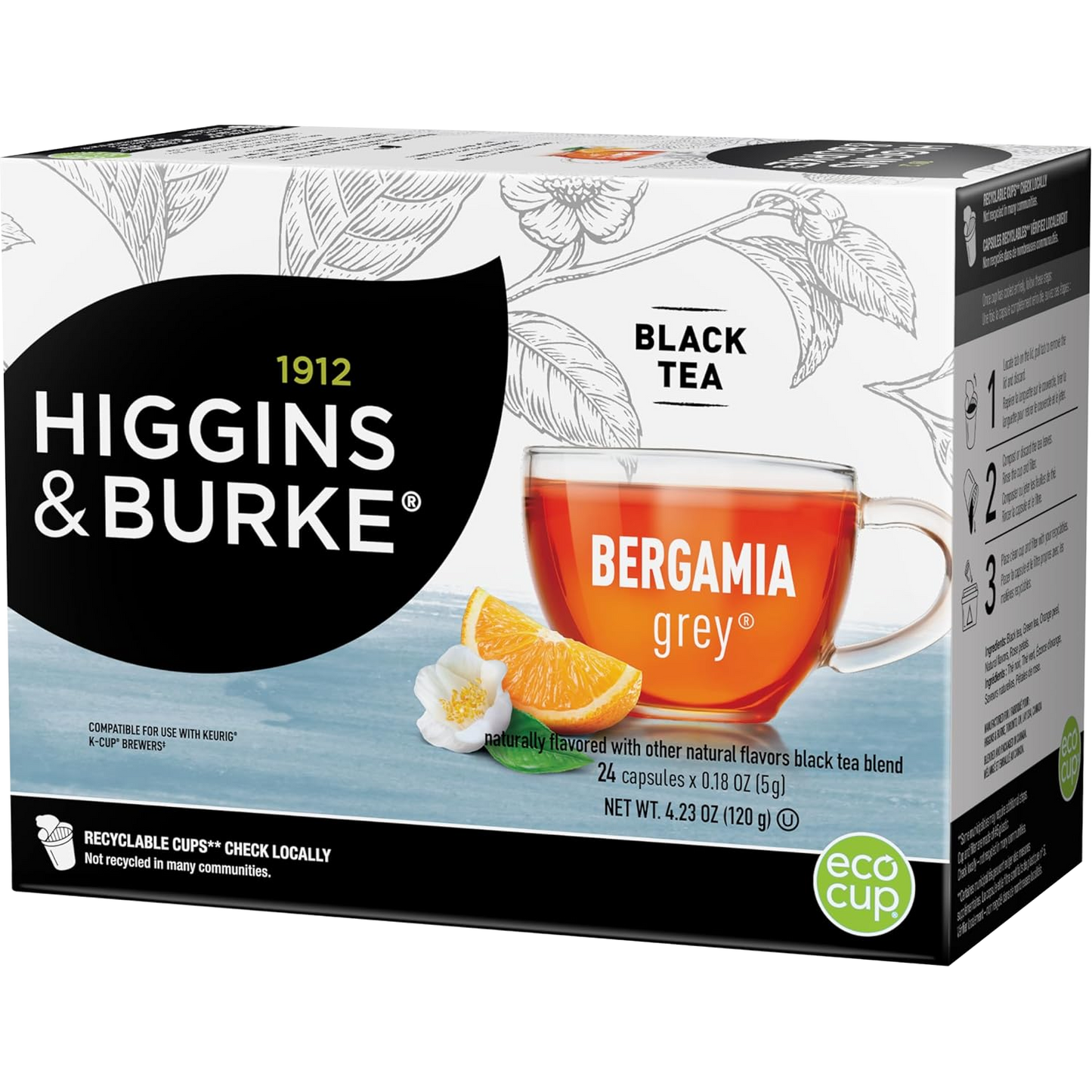 Higgins & Burke Bergamia Grey (24 Pack)