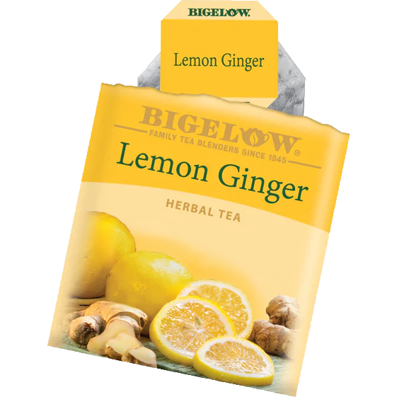 Bigelow® Lemon Ginger Herbal Tea (28 Pack)