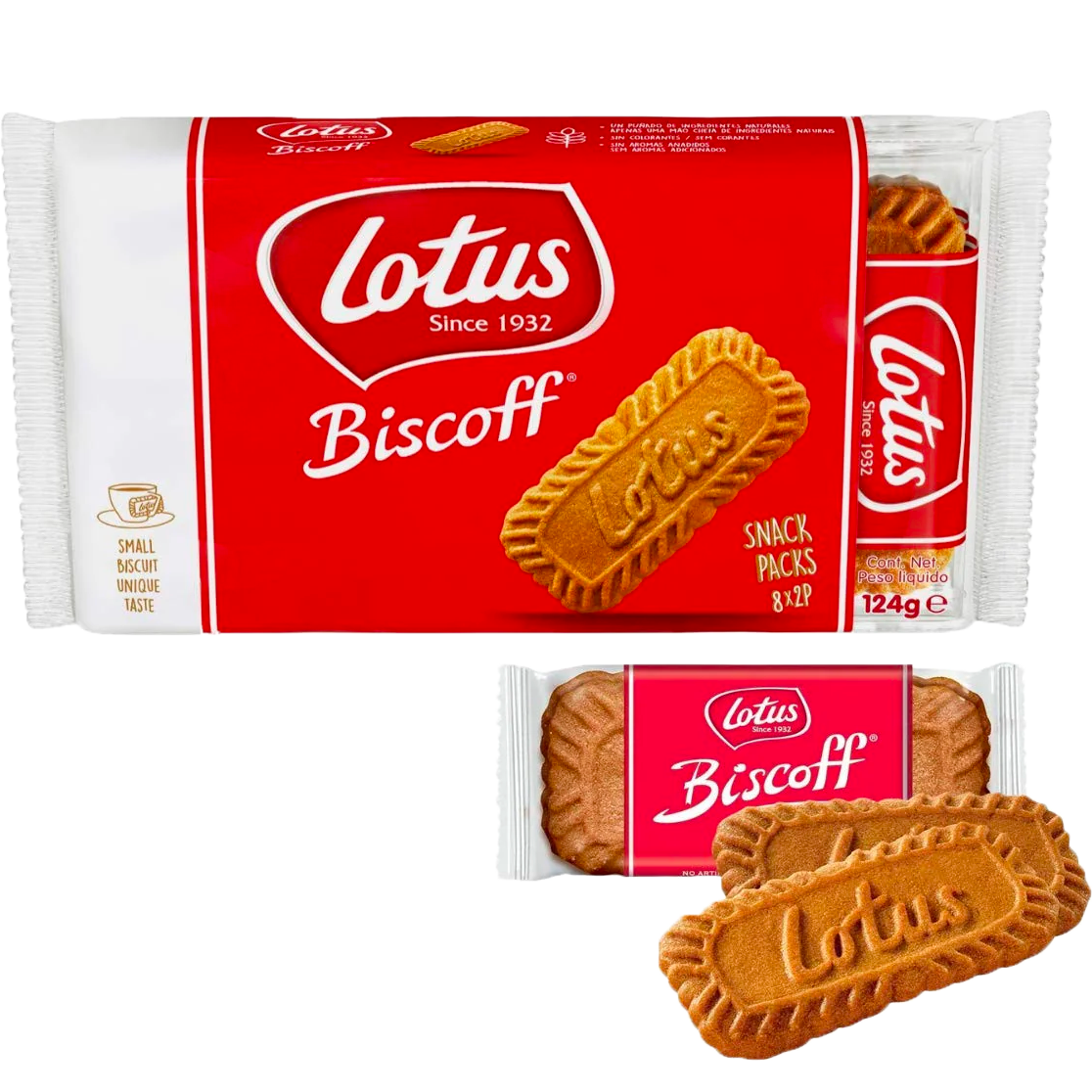 Lotus Biscoff Cookies 8x2 (124g)