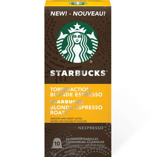 Starbucks® Nespresso® Original System Blonde Espresso Roast (10 Pack)