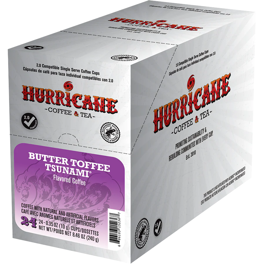 Hurricane Coffee Butter Toffee Tsunami™ (24 Pack)
