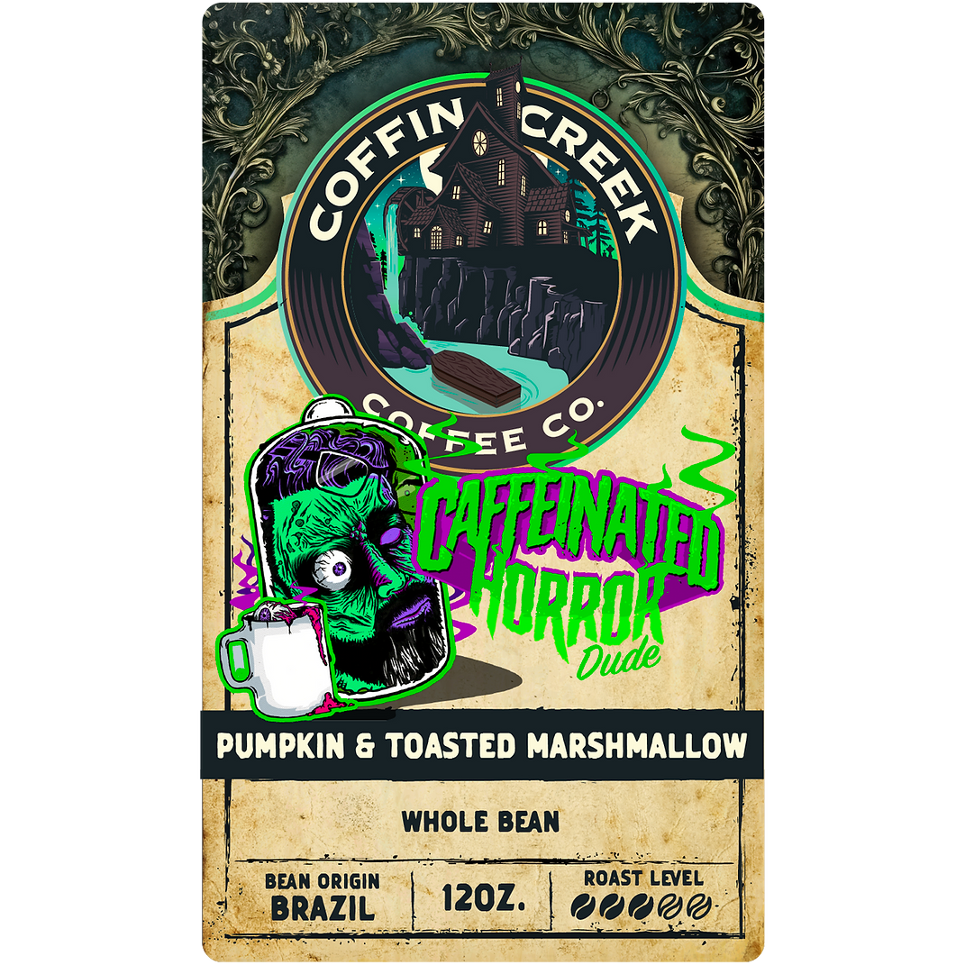 Coffin Creek Caffeinated Horror Dude Beans (12oz/340g)