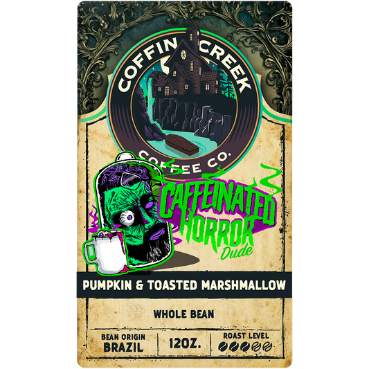 Coffin Creek Caffeinated Horror Dude Beans (12oz/340g)