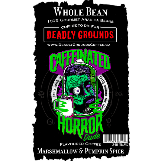 Deadly Grounds Caffeinated Horror Dude Beans (12oz/340g)
