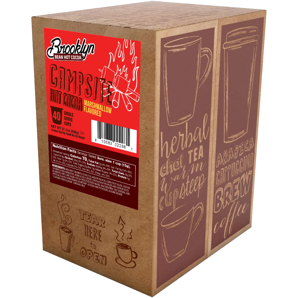 Brooklyn Bean Cocoa Campsite Marshmallow Hot Chocolate 40ct