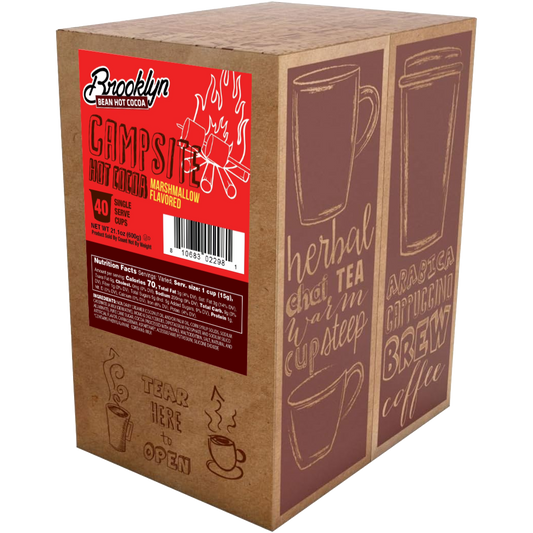 Brooklyn Bean Cocoa Campsite Marshmallow Hot Chocolate 40ct