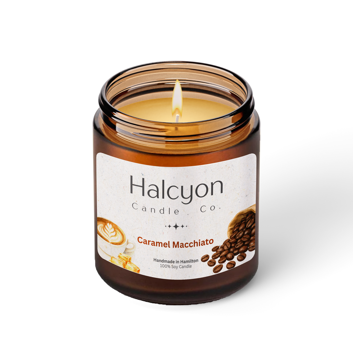 Halcyon Candle Co. Caramel Macchiato Candle