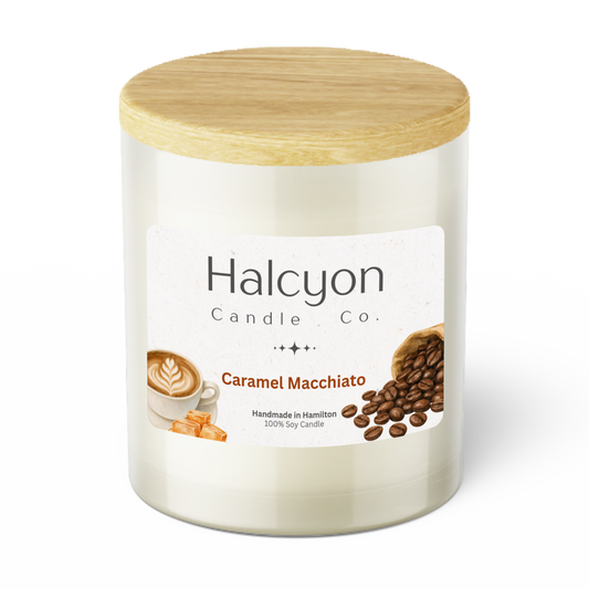 Halcyon Candle Co. Caramel Macchiato Candle