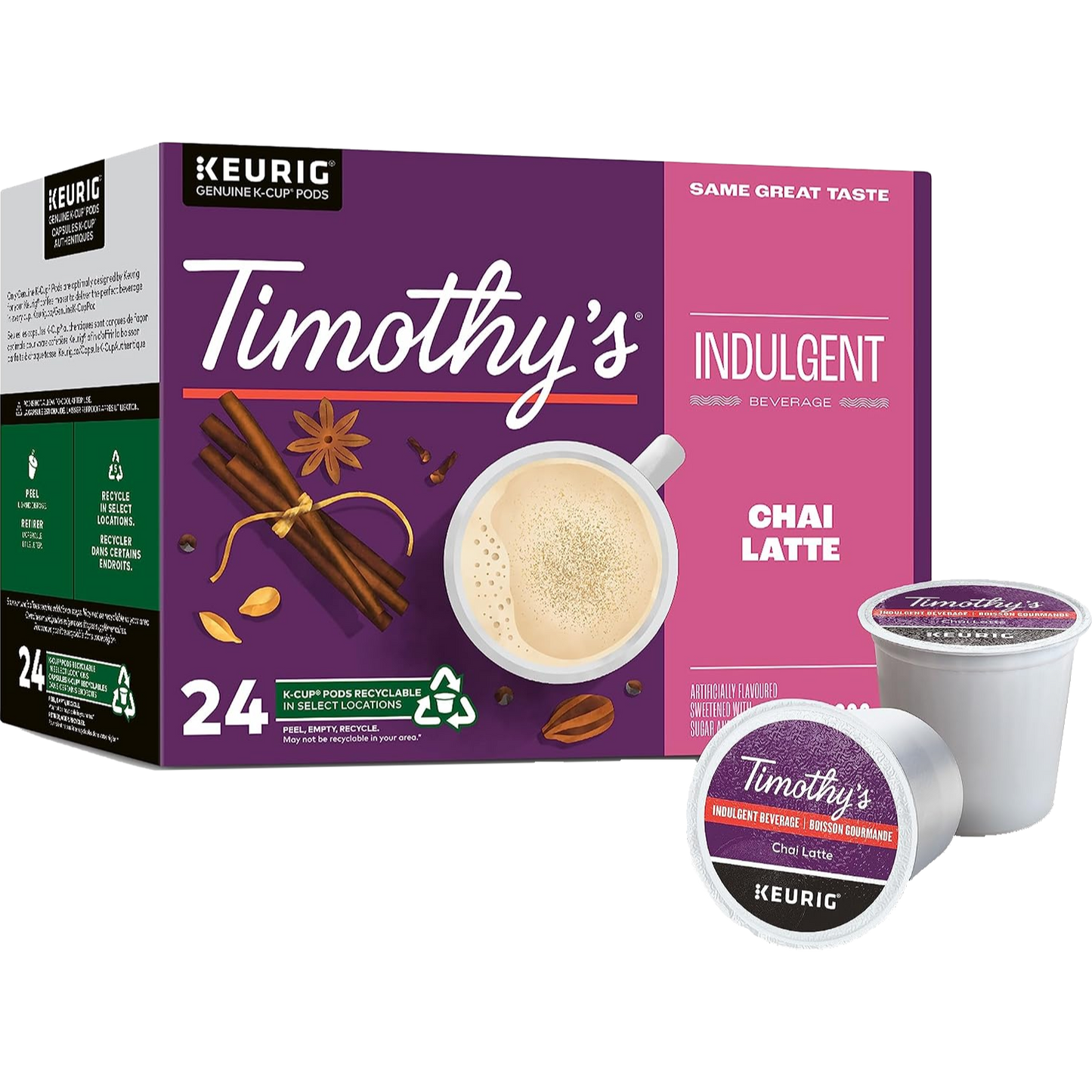 Timothy's® Chai Latte (24 Pack)