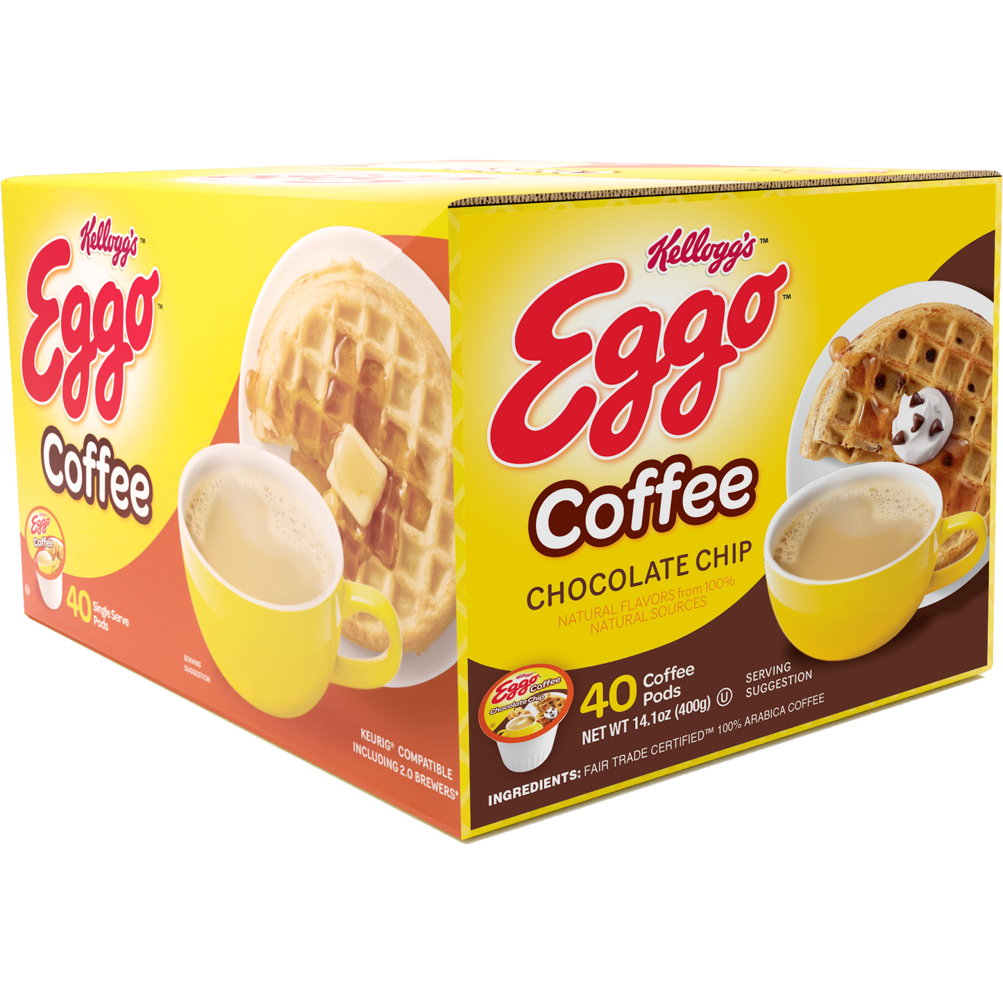 Kellogs™ Eggo™ Chocolate Chip Coffee (40 Pack)