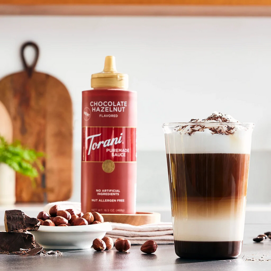 Torani® Puremade Chocolate Hazelnut Sauce (16.5oz/468g)
