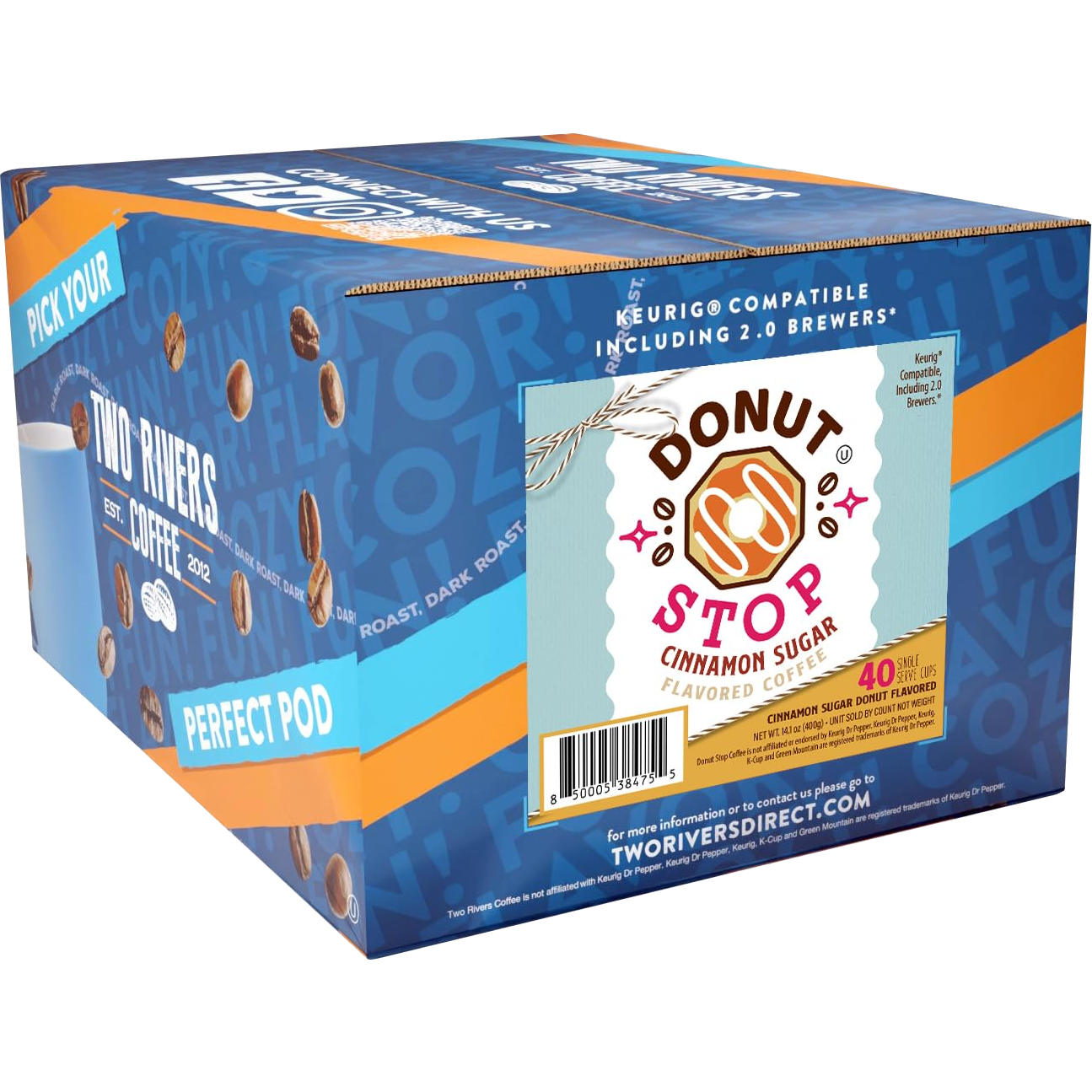 Donut Stop Cinnamon Sugar Donut (40 Pack)