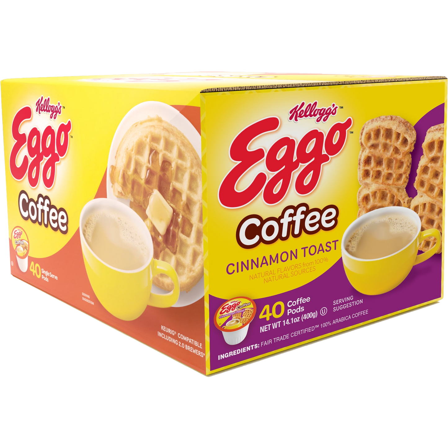 Kellogs™ Eggo™ Cinnamon Toast Coffee (40 Pack)