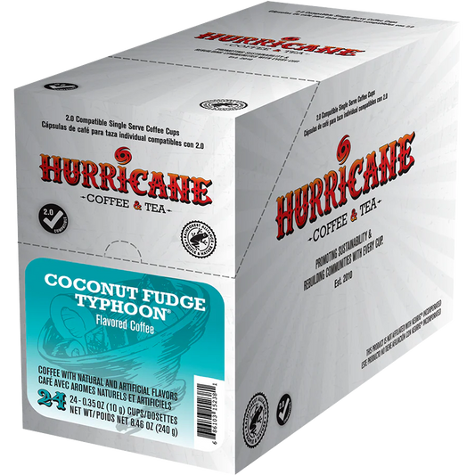 Hurricane Coffee Coconut Fudge Typhoon™ (24 Pack)
