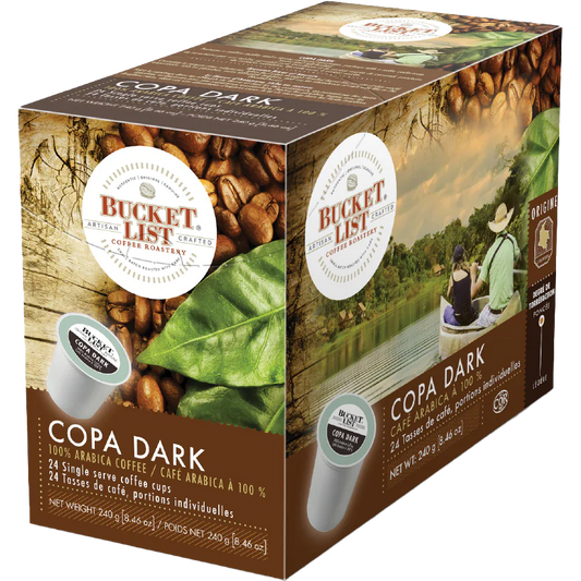 Bucket List Coffee RoasteryÂź Copa Dark (24 Pack)
