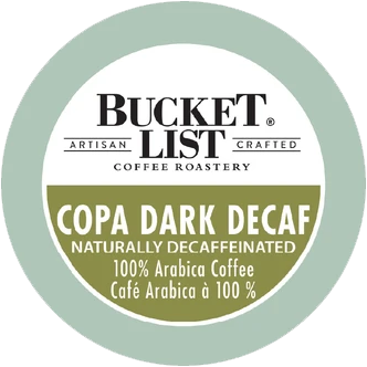 Bucket List Coffee Roastery® Copa Dark Decaf (24 Pack)
