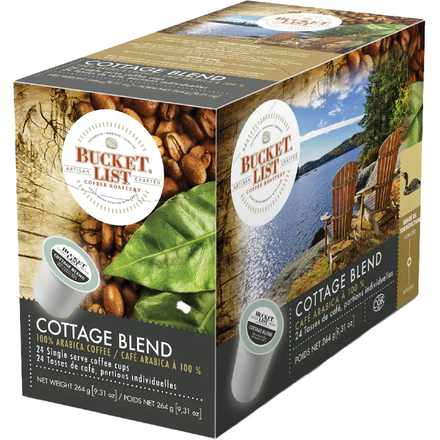 Bucket List Coffee Roastery® Cottage Blend (24 Pack)