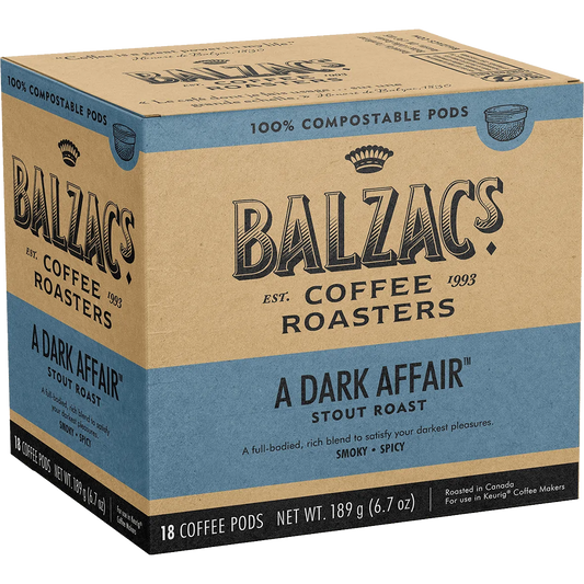 Balzac's Dark Affair Compostable K-Cup (18 Pack)