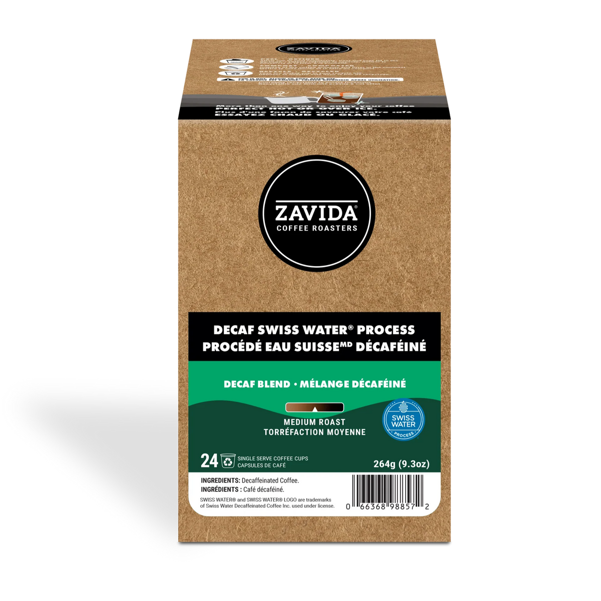 Zavida® Swiss Water® Process Decaf (24 Pack)