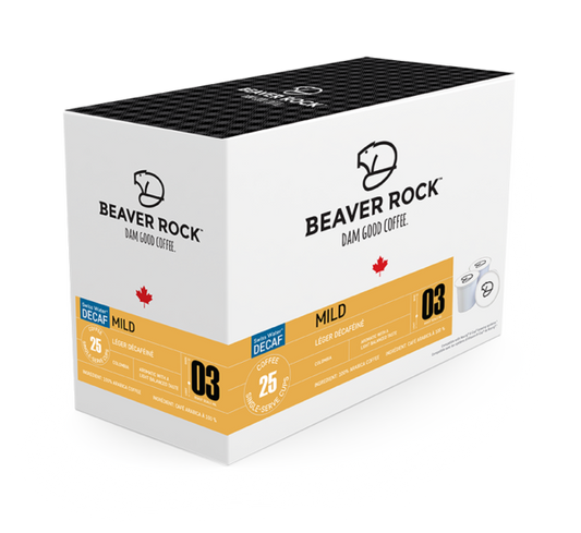 Beaver Rock™ Swiss Water® Decaf Mild Roast (25 Pack)