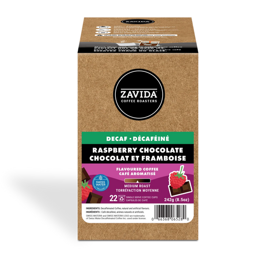 ZavidaÂź Decaf Raspberry Chocolate (22 Pack)