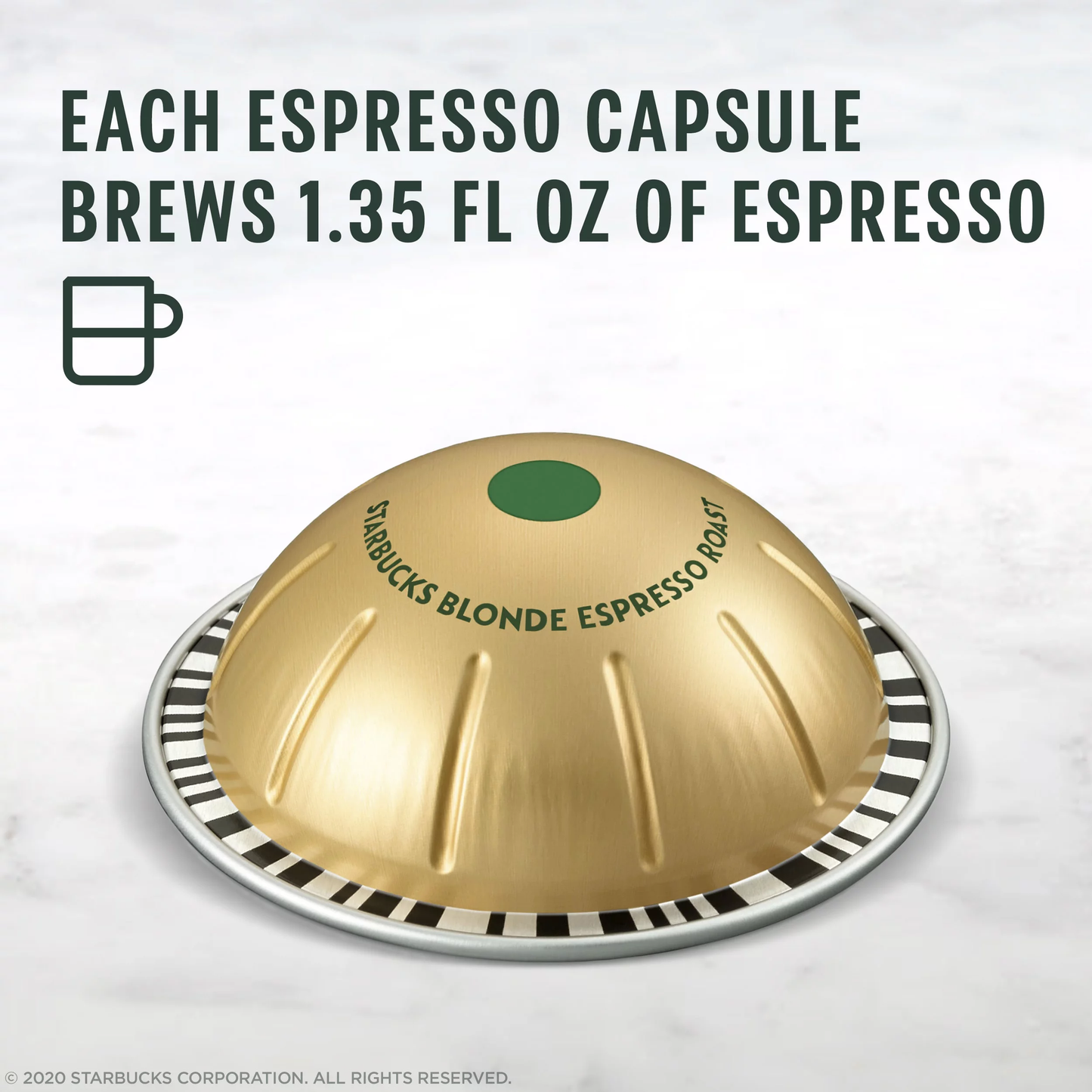 Starbucks® Blonde Espresso Roast for Nespresso® Vertuo (10 Pack)