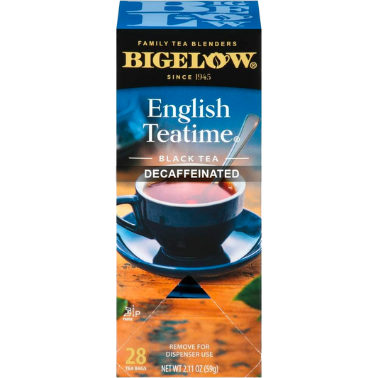 Bigelow® English Teatime Decaffeinated Black Tea (28 Pack)