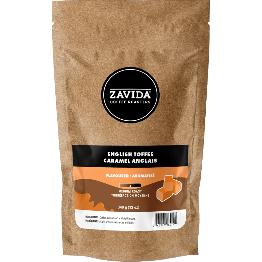 Zavida® Whole Bean English Toffee (12oz/340g)