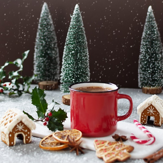 Gourmet Du Village Double Truffle Hot Chocolate - Christmas Tree (35g/1.2oz)