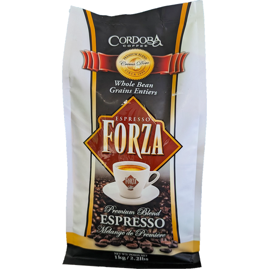 Cordoba Coffee Espresso Forza Premium Blend Espresso (1Kg/2.2lbs)