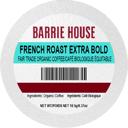 Barrie House® French Roast Extra Bold Fair Trade Organic (24 Pack)
