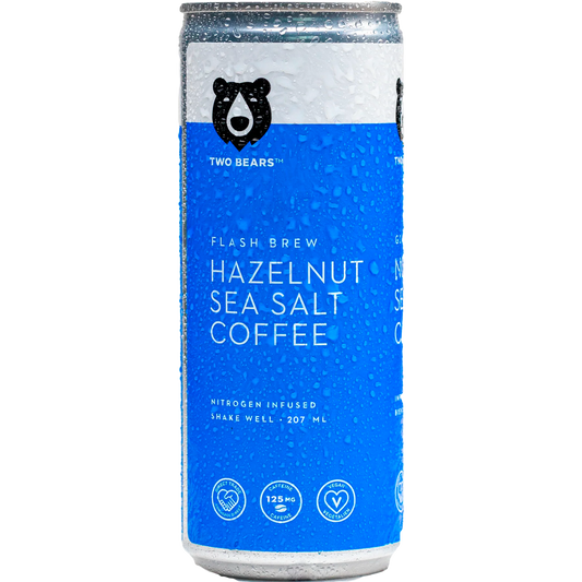 Two Bears Hazelnut Sea Salt Flash Brew Coffee (207mL)