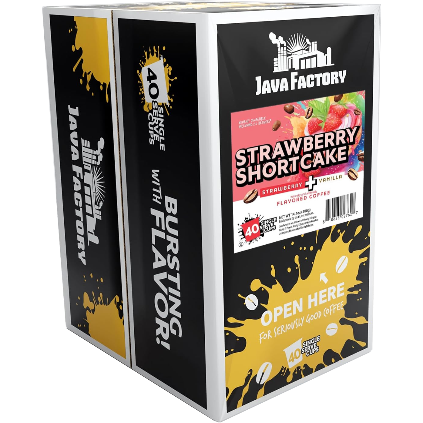 Java Factory Roasters Strawberry Shortcake (40 Pack)