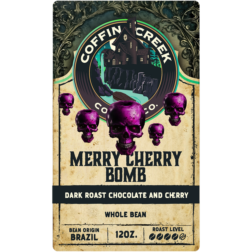 Coffin Creek Merry Cherry Bomb Beans - Seasonal (12oz/340g)