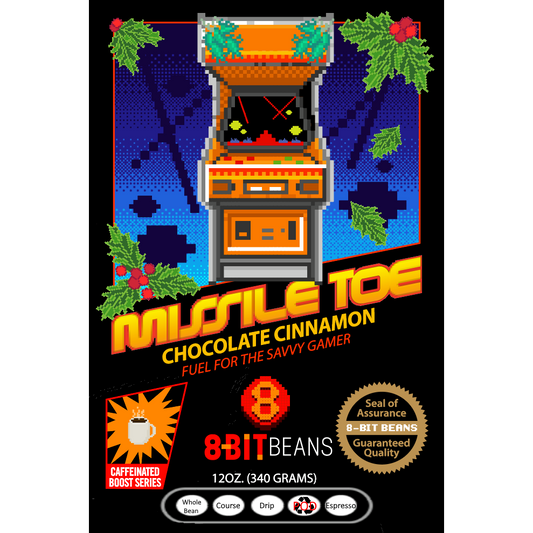 8-Bit Beans Missile Toe - Chocolate Cinnamon (12oz/340g)