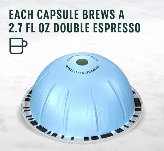 Starbucks® Iced Double Espresso Vanilla for Nespresso® Vertuo (8 Pack)