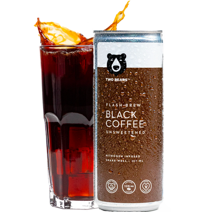 Two Bears Black Flash Brew Coffee (207mL)