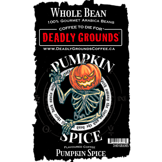 Deadly Grounds Pumpkin Spice Beans - Seasonal (12oz/340g)