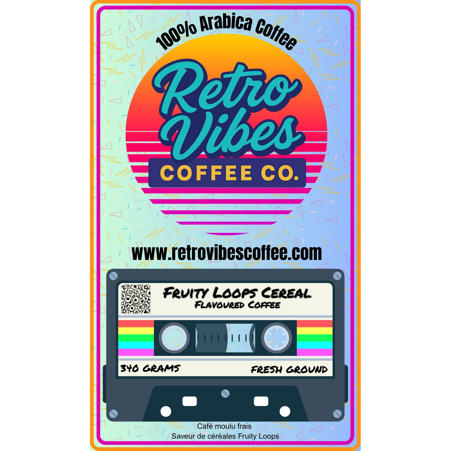 Retro Vibes Coffee Co. Walking on Sunshine Beans (12oz/340g)