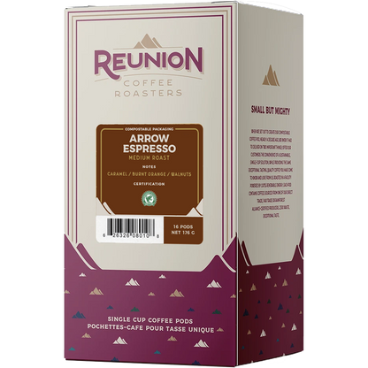 Reunion Island Arrow Espresso Pods (16 Pack)