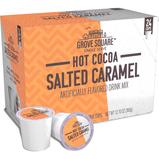 Grove SquareÂź Salted Caramel Hot Chocolate (24 Pack)