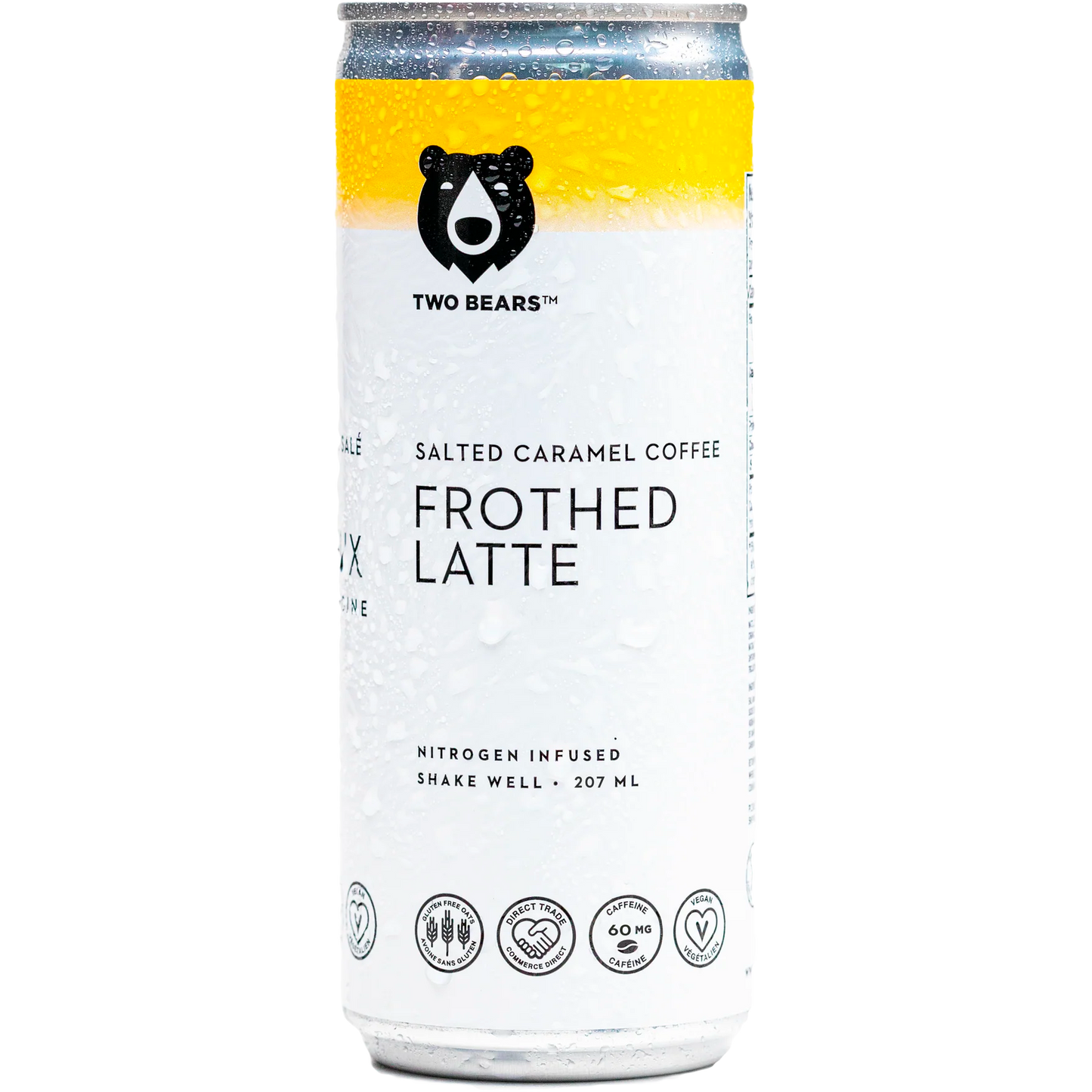 Two Bears Frothed Salted Caramel Oat Latte (207mL)