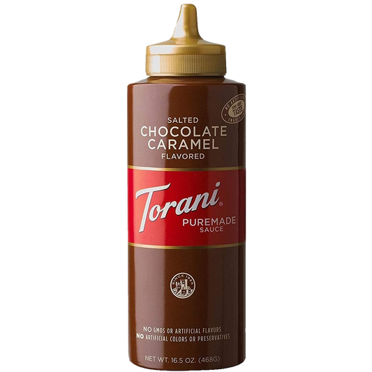 Torani® Puremade Sea Salt Chocolate Caramel Sauce (16.5oz/468g)